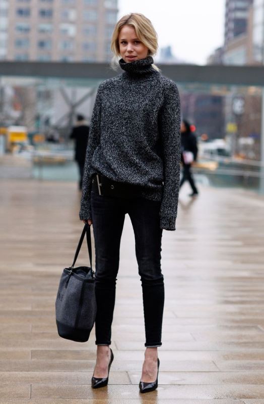Of how to tuck in oversized sweaters 18 perfectly stylish looks 14
