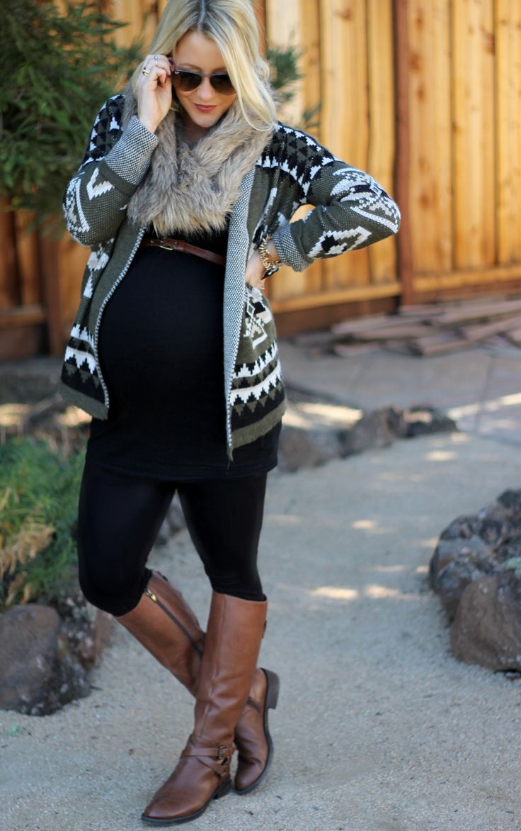 Maternity winter outfits to enjoy the season  14