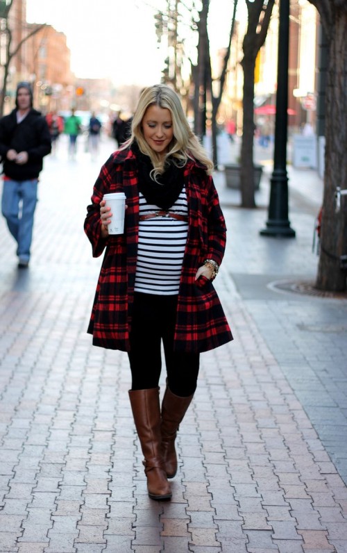 Stylish Maternity Winter Outfits To Enjoy The Season
