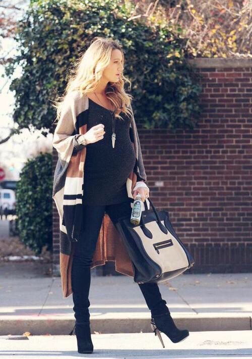 Maternity winter outfits to enjoy the season  23
