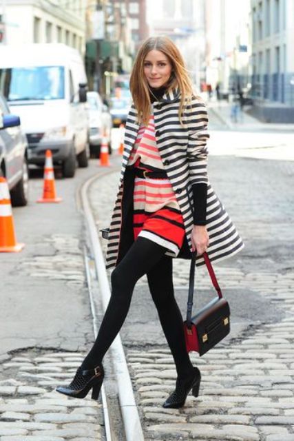 Picture Of Awesome Striped Coats For Ladies 6