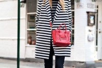 15 Awesome Striped Coats For Ladies8