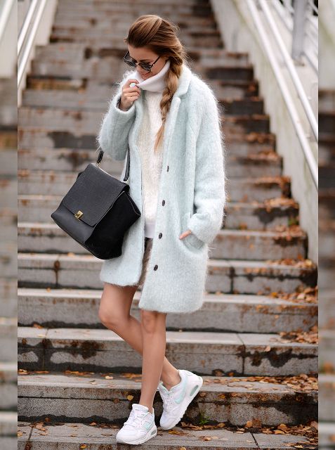 Picture Of Charming Mint Coats For This Season 15