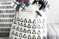 Funny DIY Leather Painted Tote