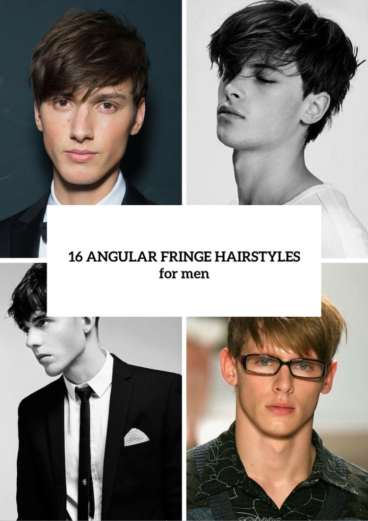Angular Fringe Hairstyle Ideas For Men