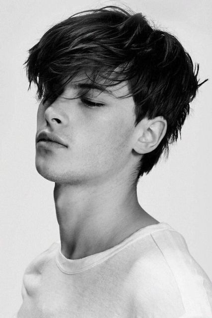 Picture Of Angular Fringe Hairstyle Ideas For Men 5