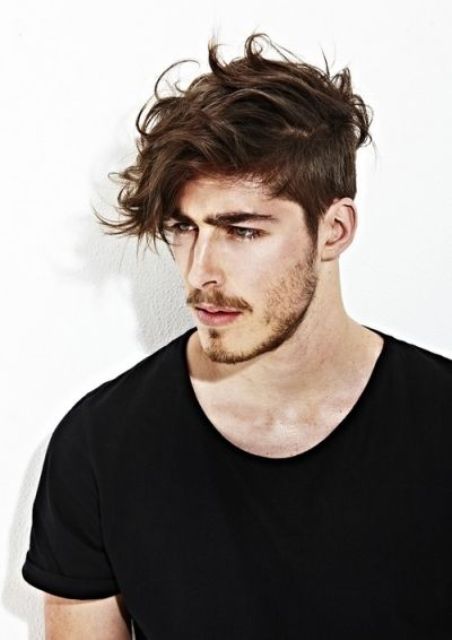 Picture Of Angular Fringe Hairstyle Ideas For Men 6