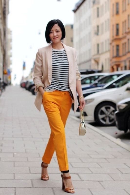 Looks That Will Make You Want To Wear Colored Pants This Spring