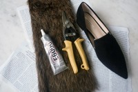 Unique DIY Gucci Inspired Fur Slip-Ons2