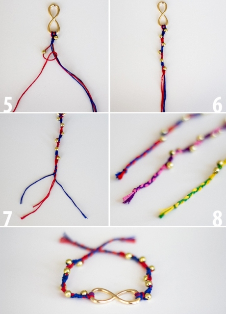 Picture Of Colorful DIY Infinity Beaded Bracelet 3