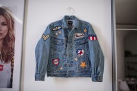 Cool DIY Patched Denim Jacket
