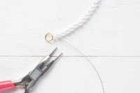 DIY Oversized Monogram Pearl Necklace To Make 9