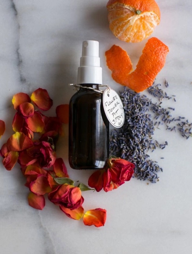 Picture Of diy deodorant spray with jasmine and rose  3