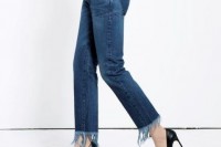 18 Fashionable Fringed Jeans Ideas For This Season 2