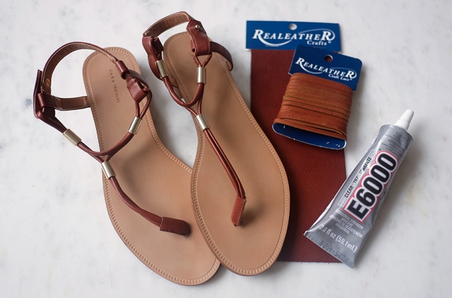 Easy To Make DIY Tassel Sandals For Summer