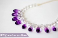 Eye-Catching DIY Clear Ombre Necklace 2