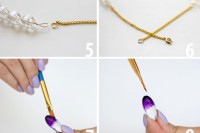 Eye-Catching DIY Clear Ombre Necklace 4