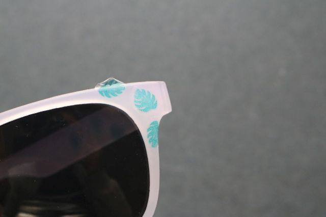 Funny DIY Jungle Leaf Print Sunglasses
