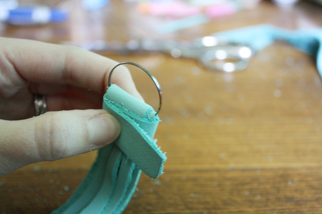 Simple DIY Leather Tassel Necklace