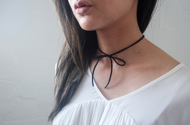 Very Easy To Make DIY Bow Chokers