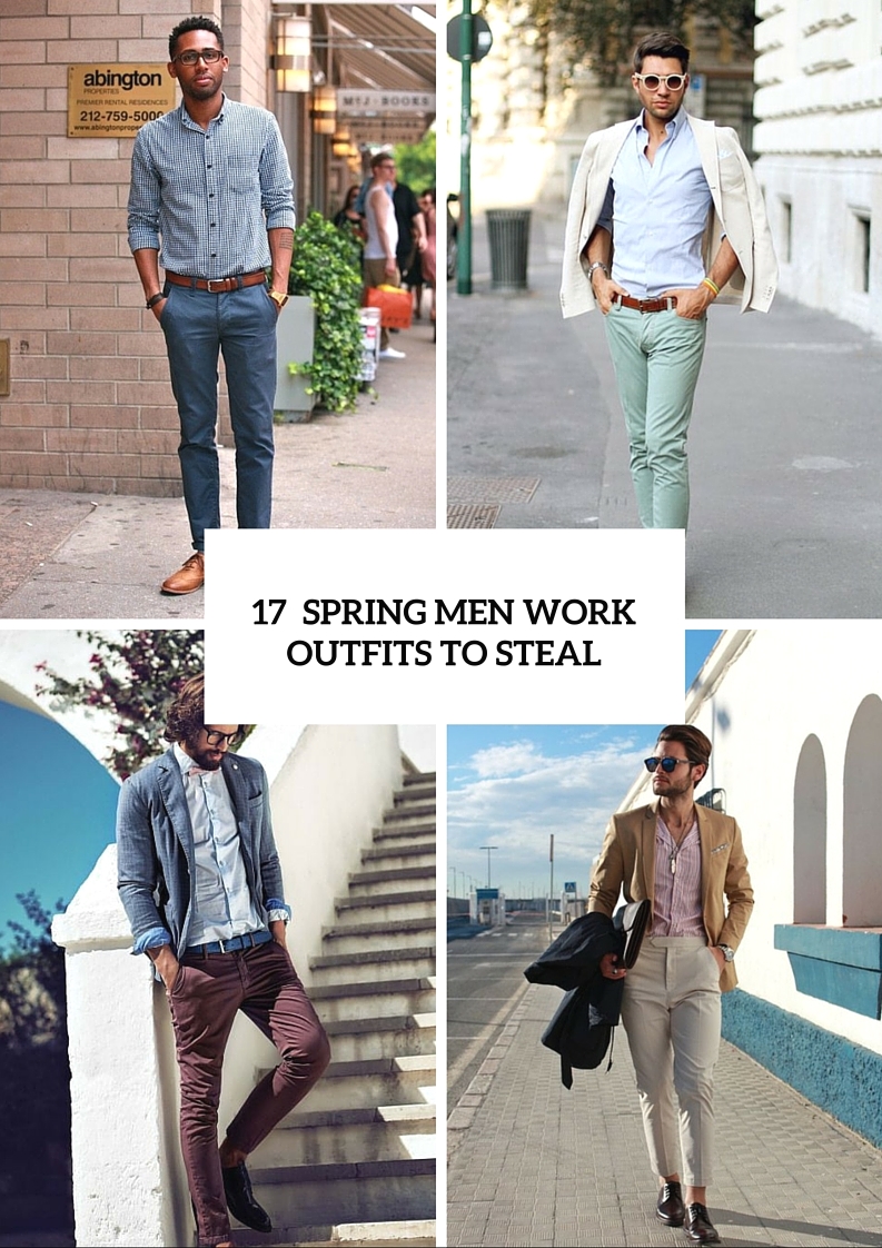 17 spring men work outfits to steal