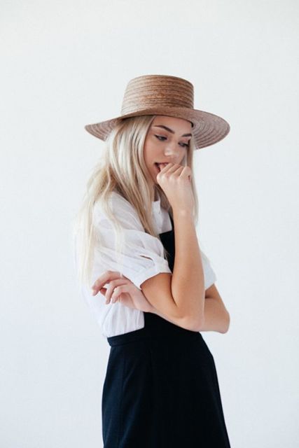 Outfit Ideas With Straw Hats For Summer