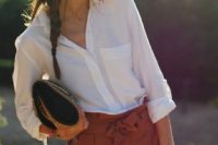 21 Outfit Ideas With Straw Hats For Summer 18