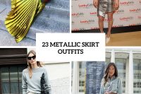 23 Trendy Metallic Skirt Outfits You’ll Love