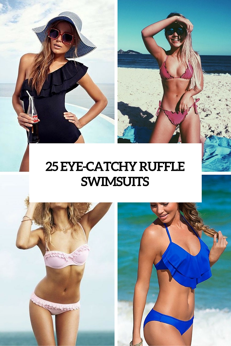 25 Eye-Catchy Ruffle Swimsuits That You Might Want To Try