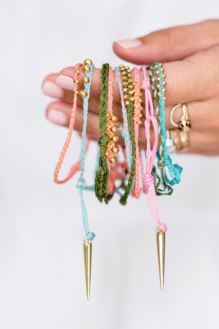 DIY Braided Bracelets With Beads For Summer