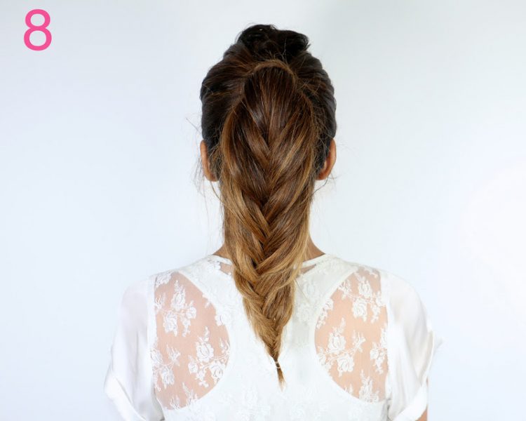 Cool DIY Fishtail Braid Ponytail To Make Yourself