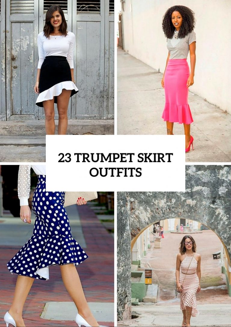 Picture Of Awesome Trumpet Skirt Outfits For Summer
