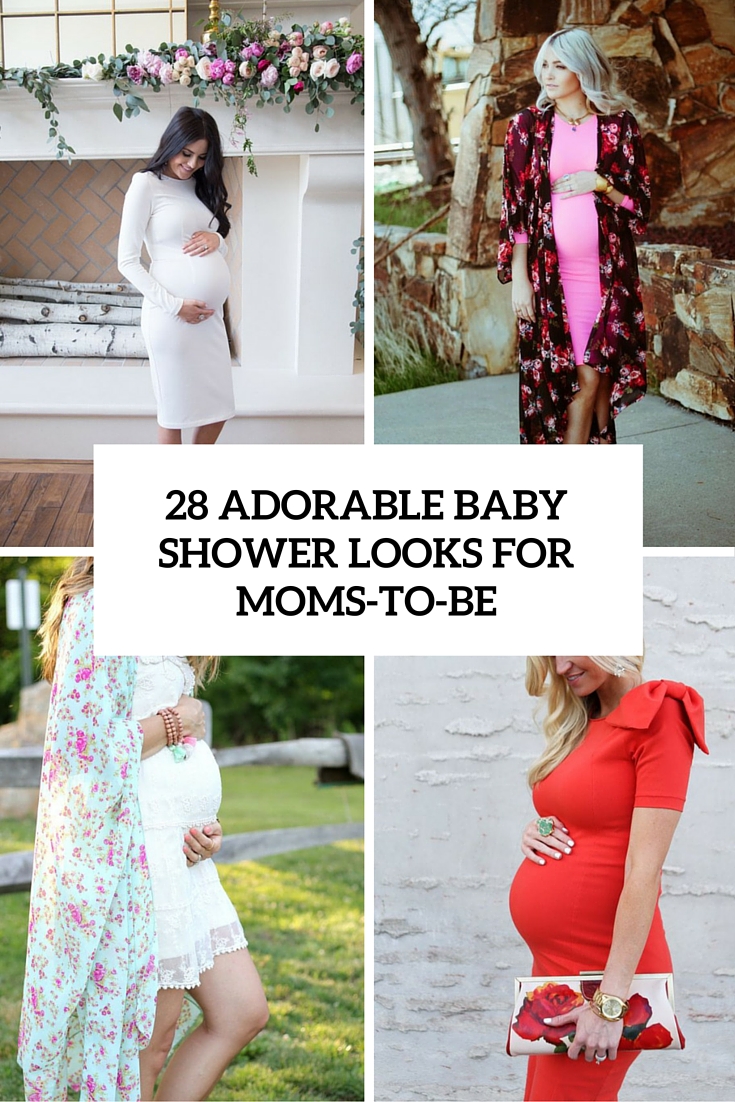 28 Adorable Baby Shower Outfits For Moms-To-Be