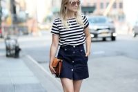 cool outfit with striped shirt