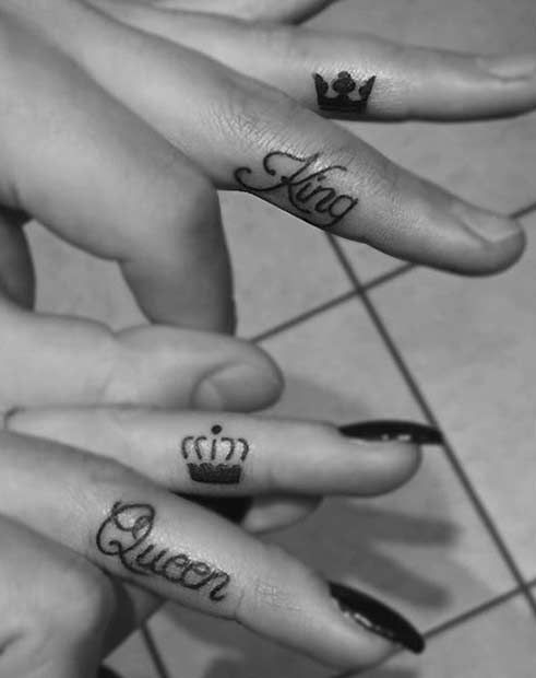 crowns on fingers