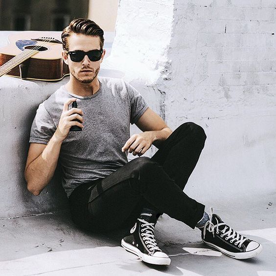 24 Stylish Men Summer Outifts With Converse Sneakers - Styleoholic