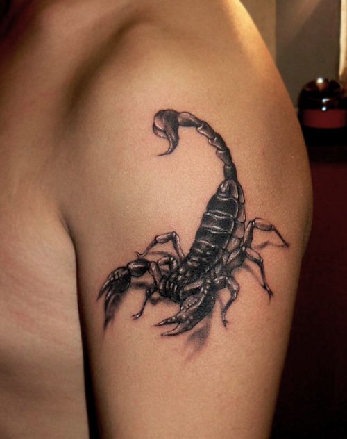 Leg Scorpion tattoo women at theYou.com