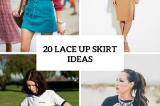 20 Cool Lace Up Skirt Outfits To Repeat