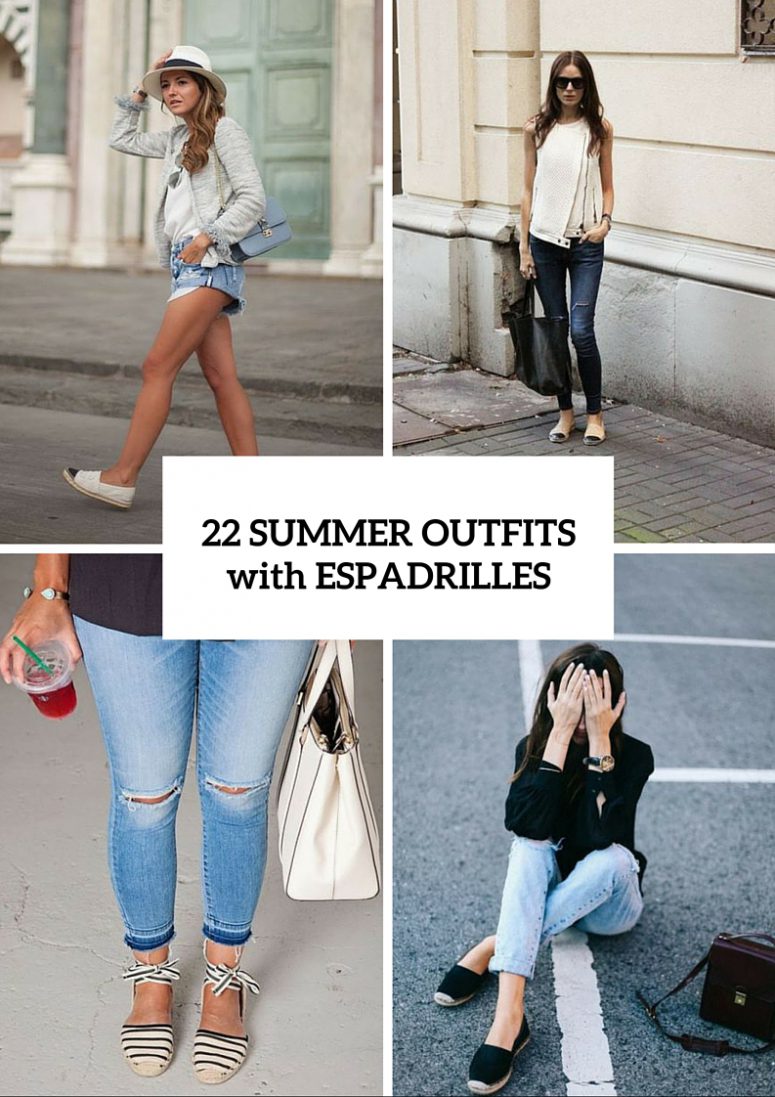 Fashionable Outfits With Espadrilles
