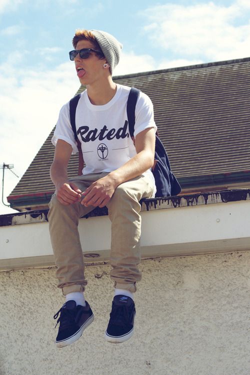 24 Edgy Men Summer Outfits With Vans 