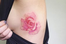 29 subtle rose tattoo