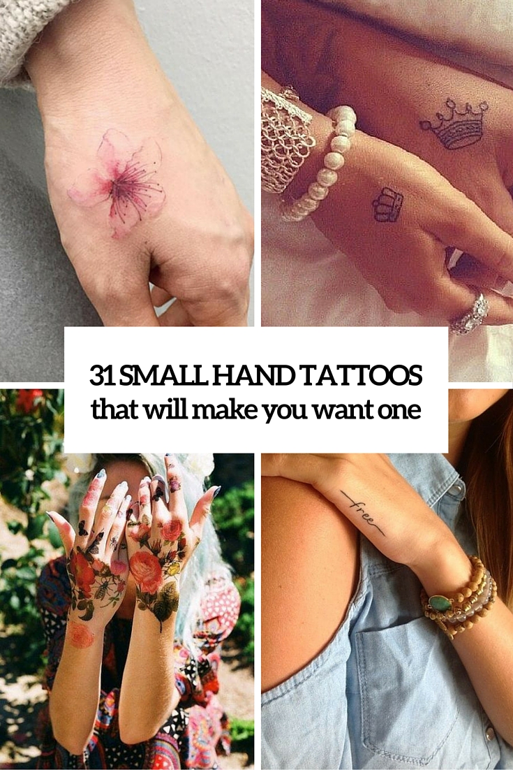 small hand tattoos that will make you want one cover