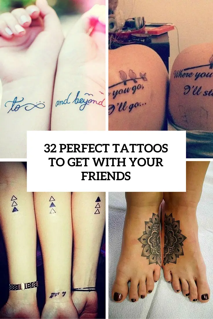 perfect tattoos to get with your friends cover