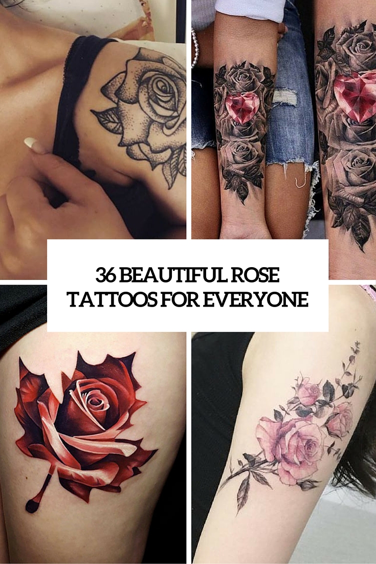 36 Beautiful Rose Tattoo Ideas For Everyone