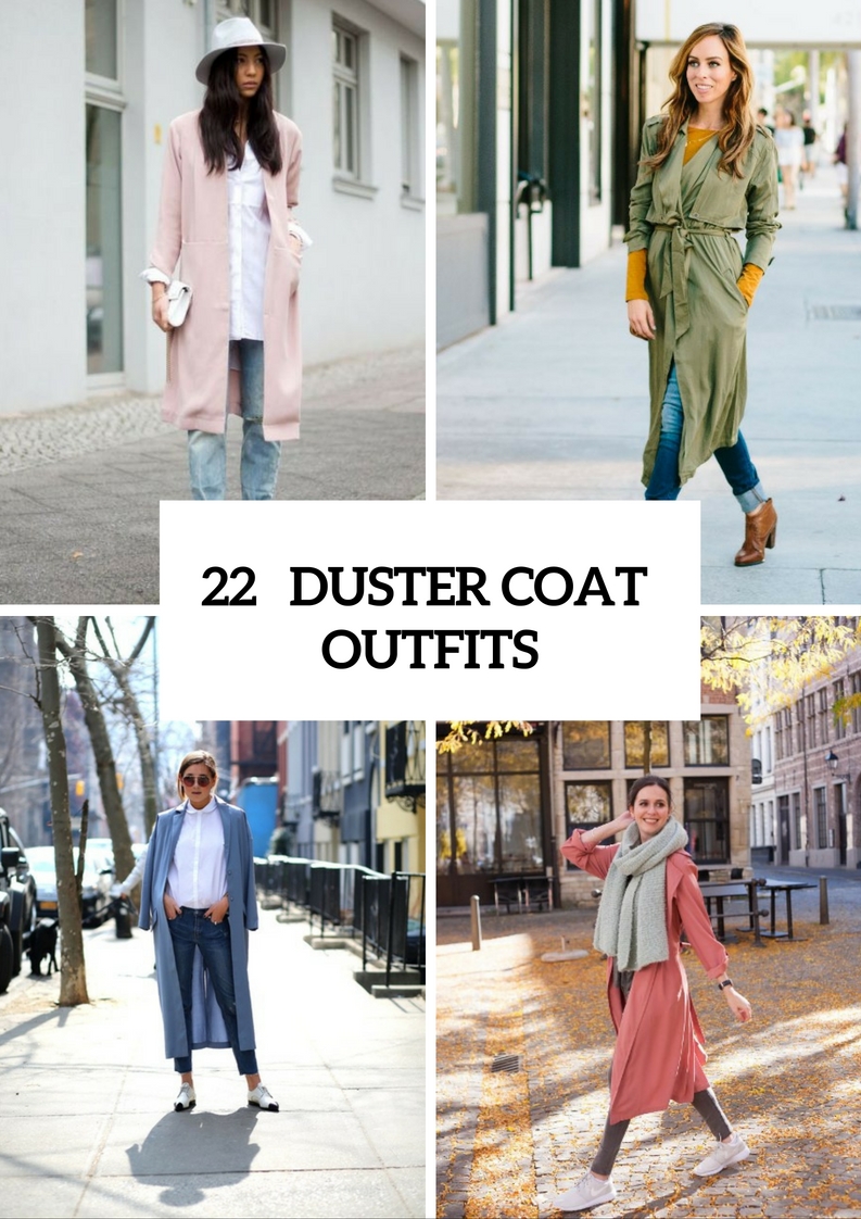 Fashionable Duster Coat Outfits