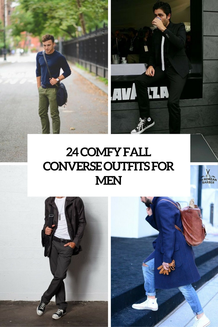 24 Comfy Fall Converse Outfits For Men - Styleoholic