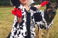 02 Cruella de Vil and her Terrified Dalmatian