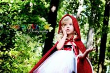 03 Little Red Riding Hood costume with a basket