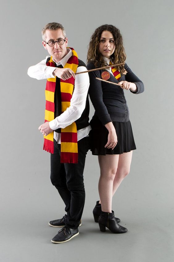 Harry Potter inspired cosplay for a couple
