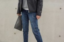 10 comfy casual with grey sneakers and a sweater